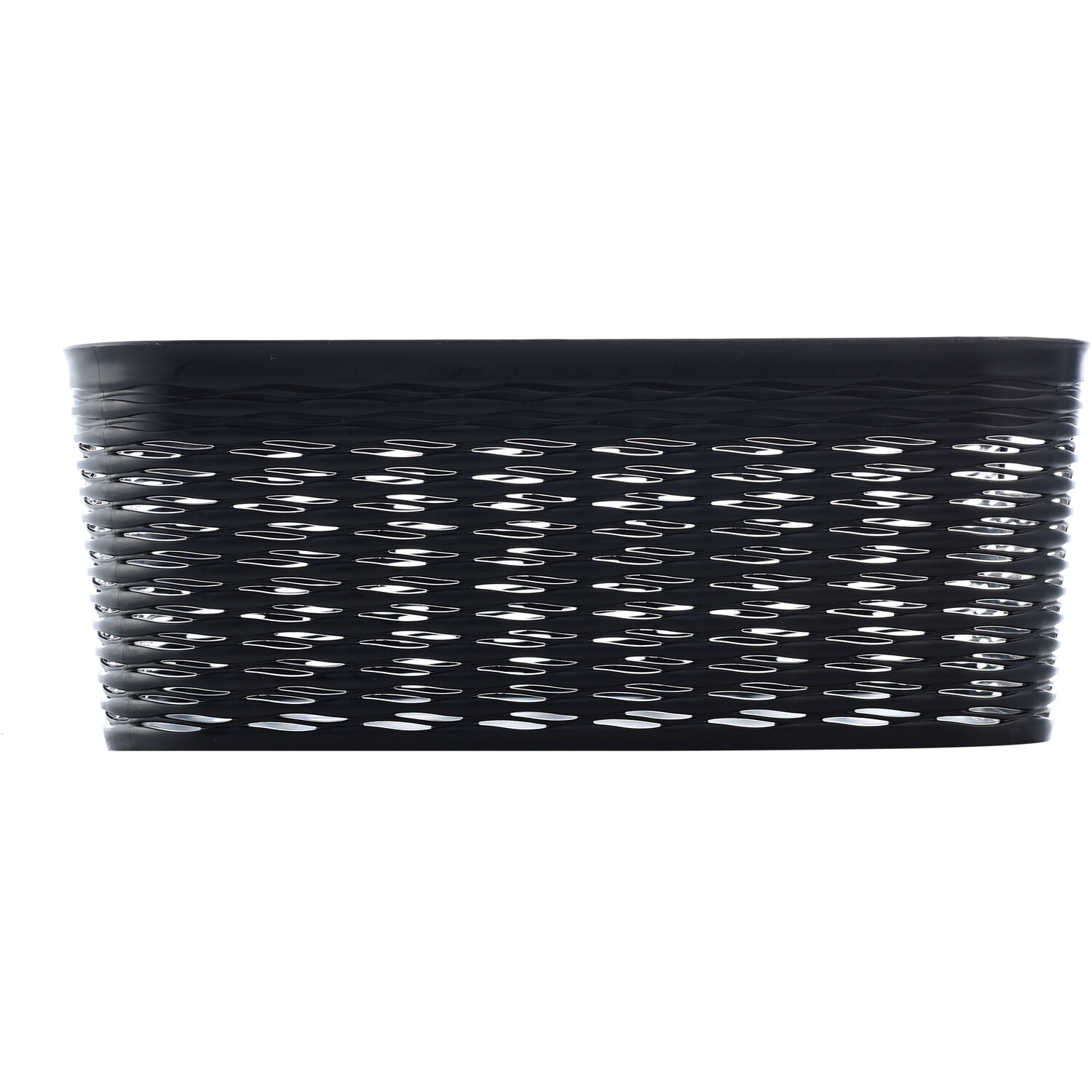 11L Black Wave Laundry Basket Image 2
