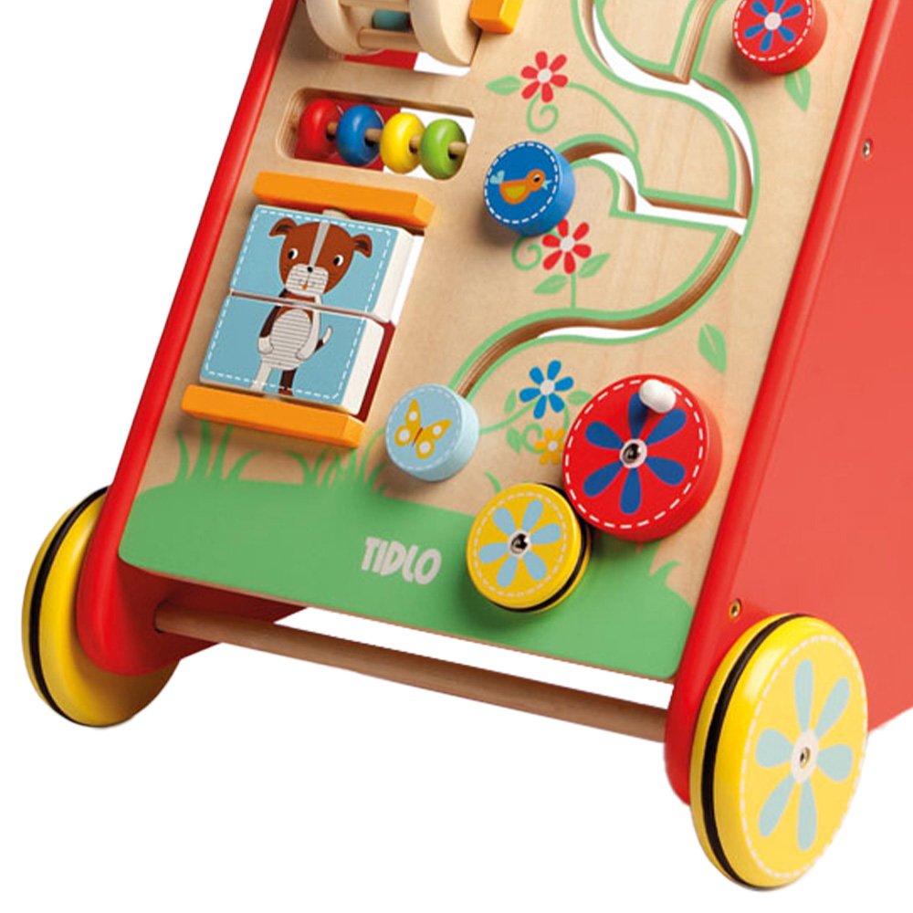 Tidlo Wooden Activity Walker 34 x 50 x 33cm Image 4