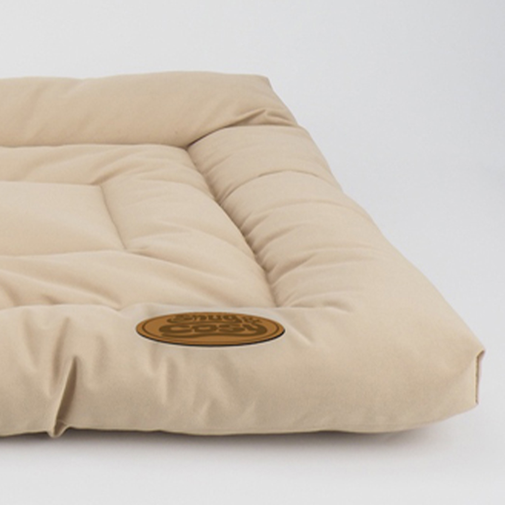 Snug & Cosy XXL Camel Pet Mat Bed Image 3