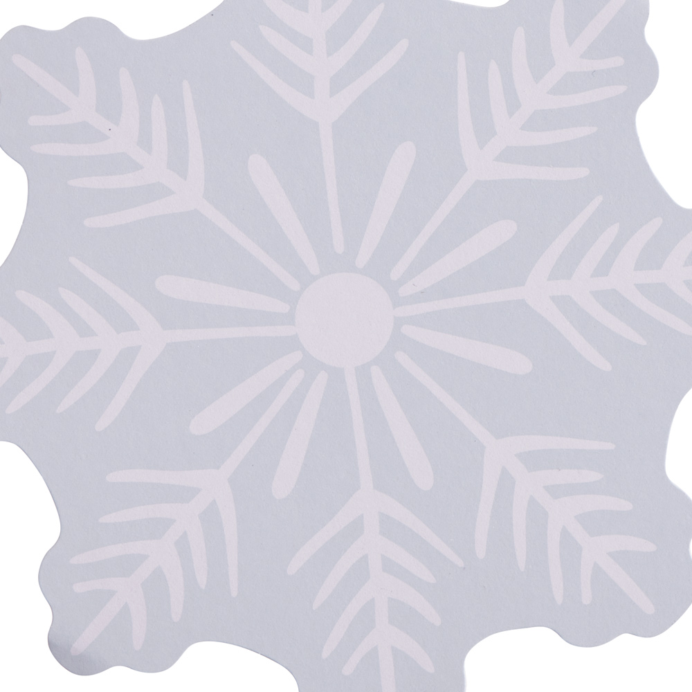 Wilko First Frost Snowflake Tags 8 Pack Image 4