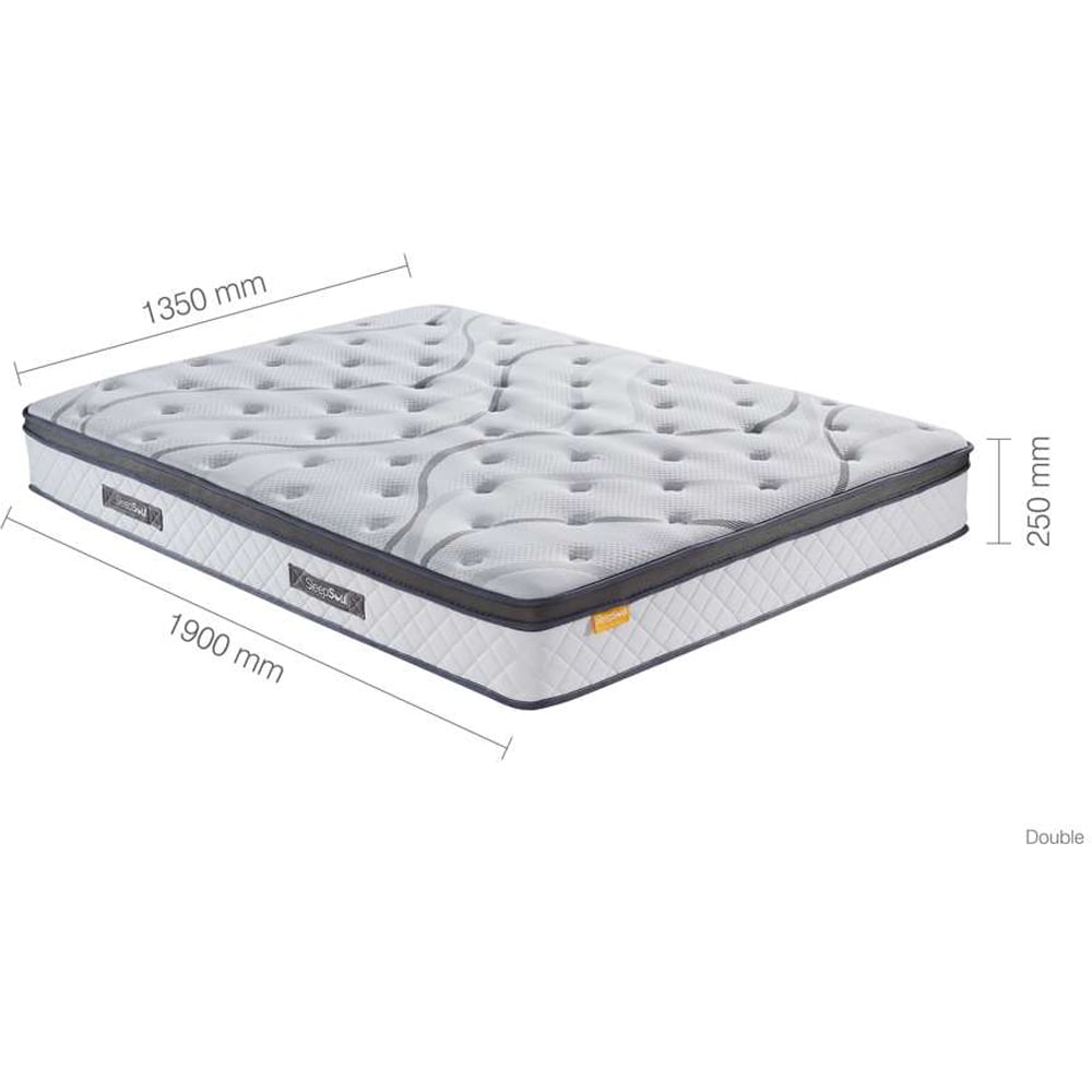 SleepSoul Heaven Double Pocket Spring Coolgel Foam Mattress Image 9