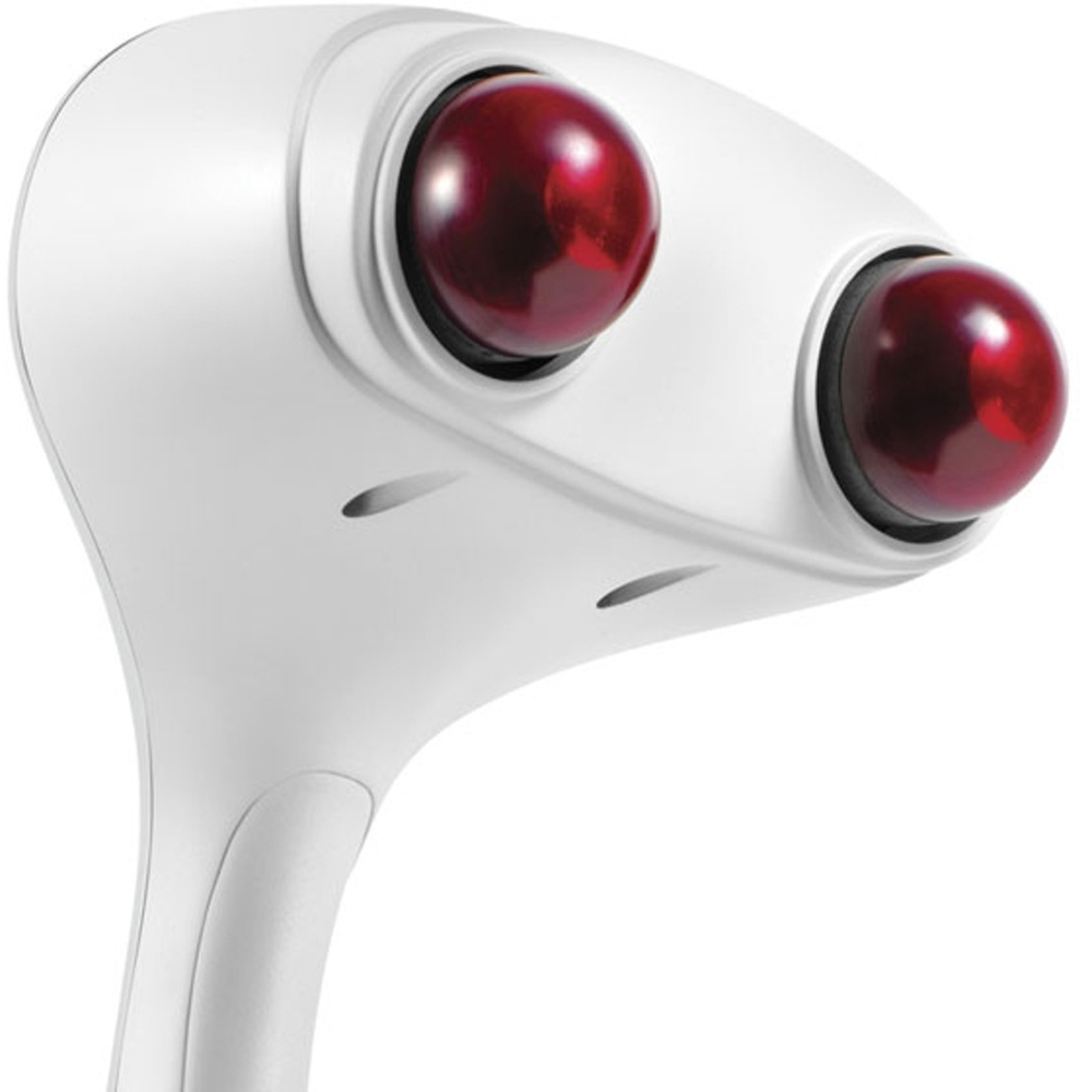 Homedics Handheld White Corded Percussion Deep Tissue Massager with 4 Heads Image 3