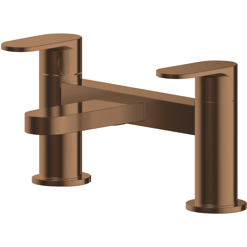 nuie Brushed Bronze Bath Filler Image 1