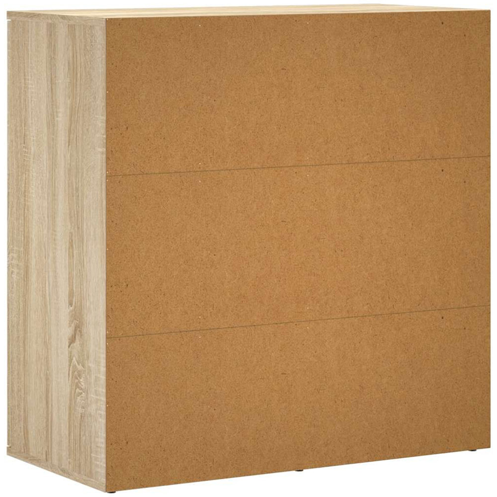 vidaXL 2 Door Sonoma Oak Sideboard Set of 2 Image 7