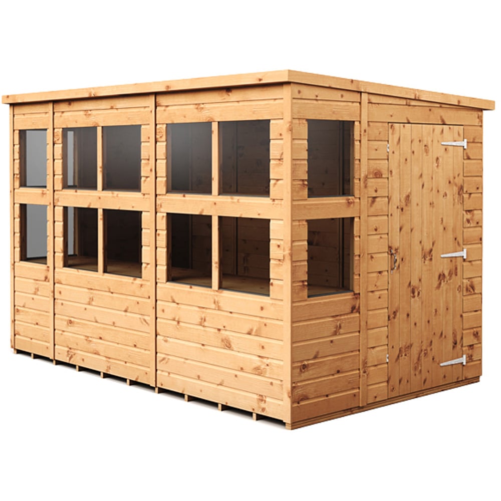 Empire Sheds 10 x 6ft Tongue and Groove Pent Potting Garden Shed Image 1
