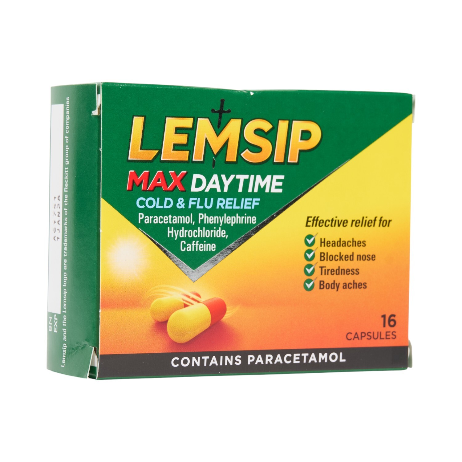 Lemsip Cold and Flu Day Capsules Image 2
