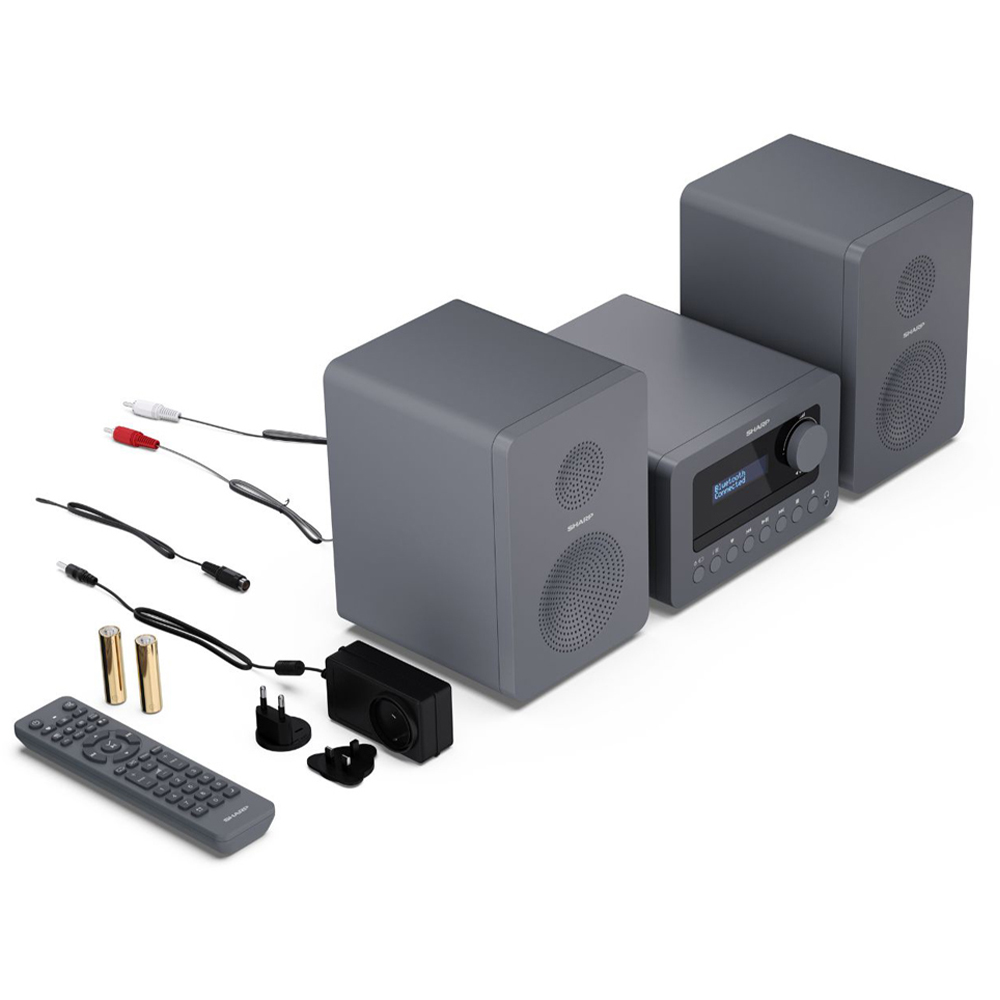SHARP Tokyo XL-B514 Grey FM Hi-Fi Micro System Image 7