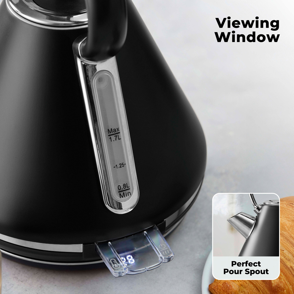 Tower Mirage T10087BLK Black 1.7L Variable Digital Kettle 3000W Image 4