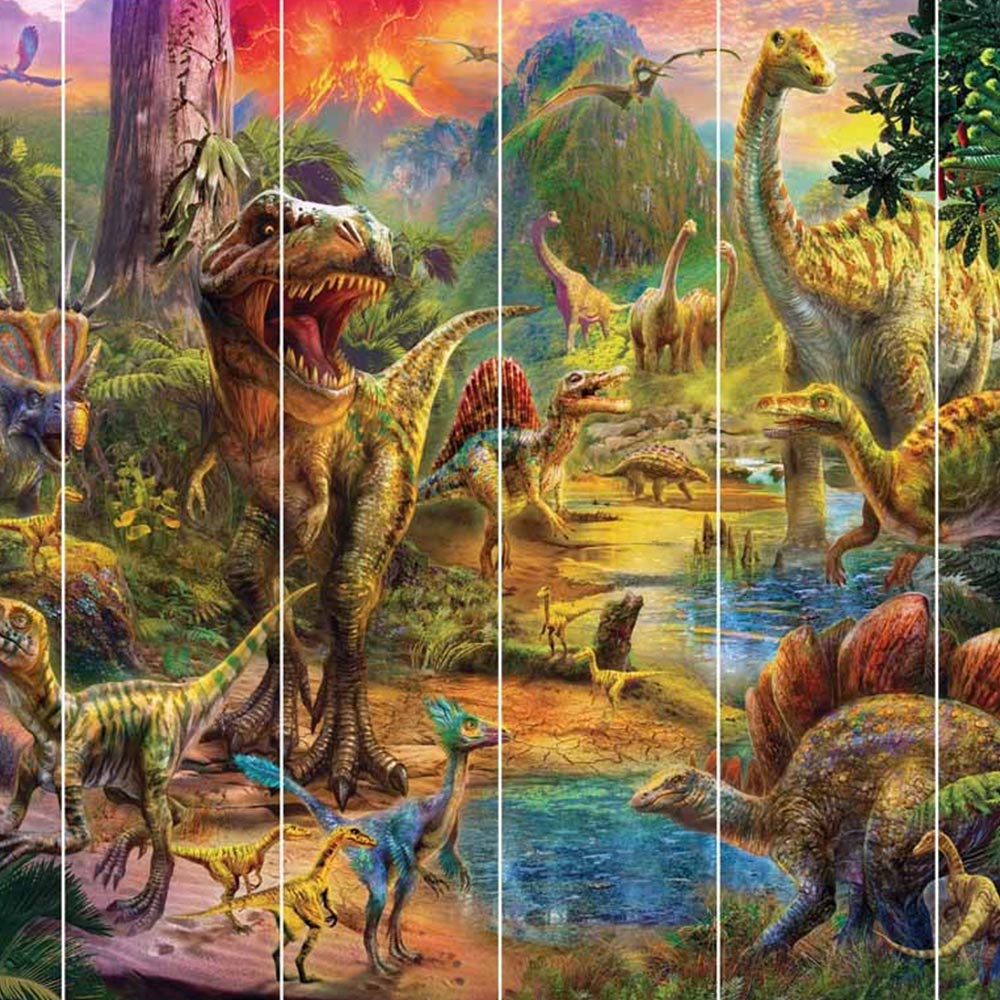 Walltastic Landscape of Dinosaurs Wall Mural Wilko