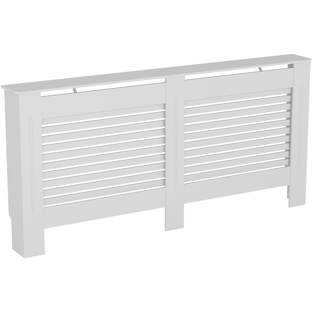 Vida Designs Milton White Radiator Cover XL Image 1
