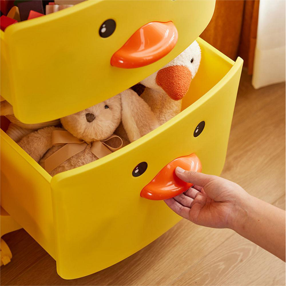 Living and Home 3 Tier Duck Storage Cart with Wheels Image 3
