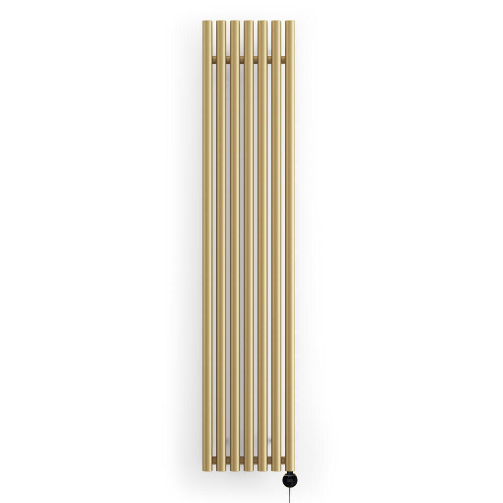 Terma Rolo-Room E Wi-Fi Brass Electric Radiator 800W 1800 x 370mm Image 3