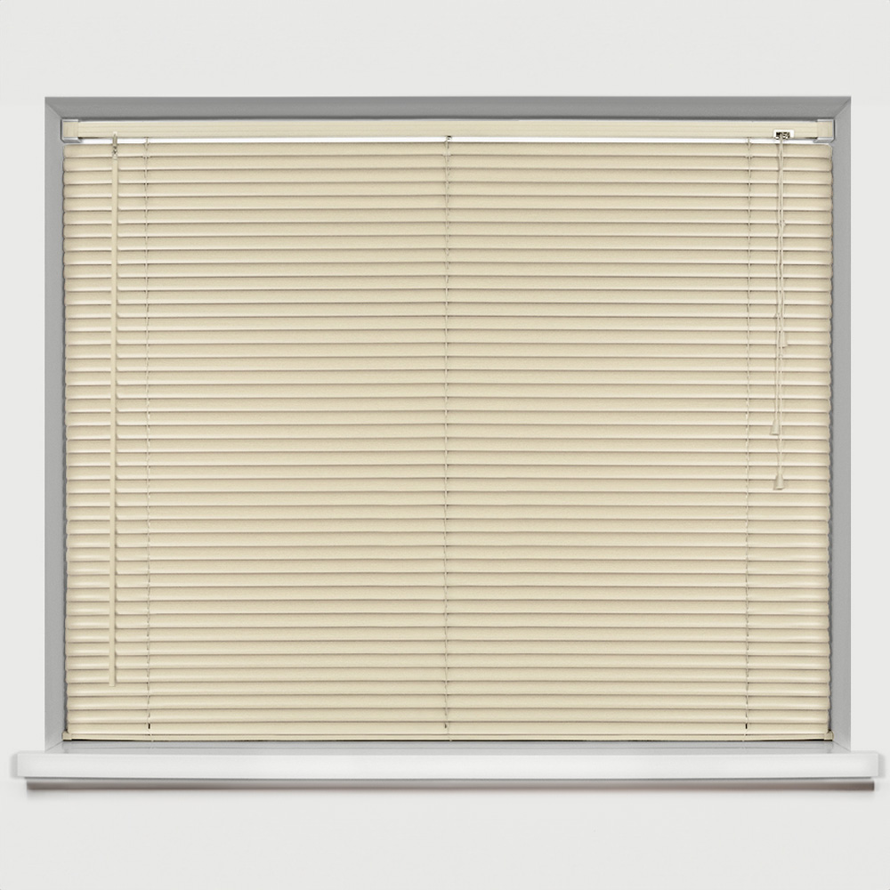 Caecus PVC Long Drop Venetian Blind Cream 135 x 210cm Image 1