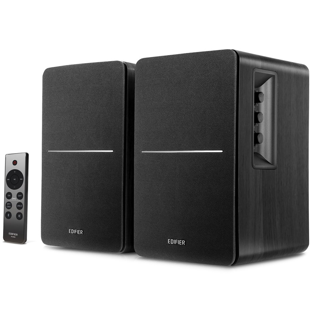 Edifier R1280DBS 2.0 Black Bluetooth Bookshelf Speaker Set 42W Image 1