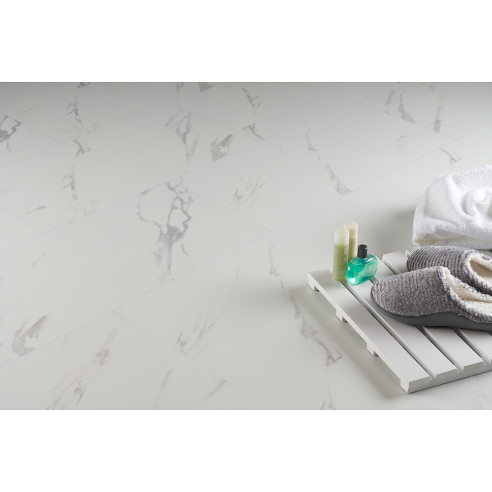 Proclad Aquafloor Thassos Marble Slate Waterproof Flooring Image 3