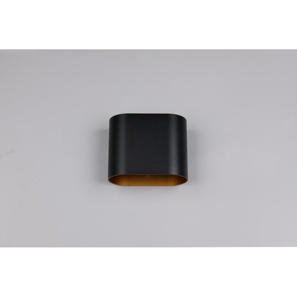 TRIO Alani Black and Gold Up and Down Wall Light Image 8