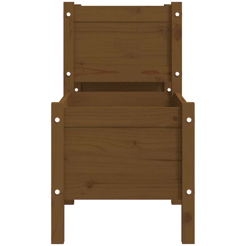 vidaXL Brown Pine Wood Garden Planter 75 x 44 x 178.5cm Image 4
