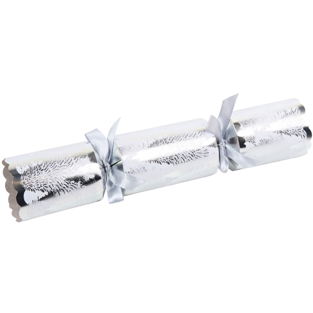 Pack of 6 Silver Tree Deluxe Crackers Image 3