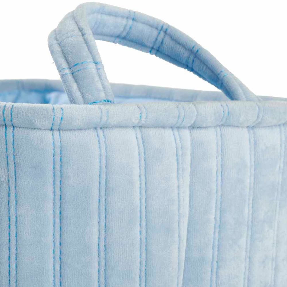 Wilko Blue Fabric Storage Tote 2 Pack Image 7