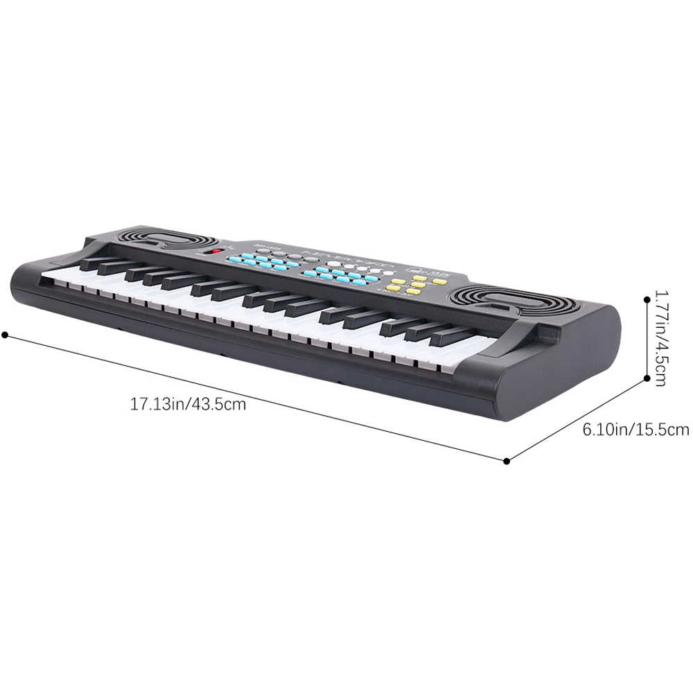 H&O Direct Kids 37 Keys Electronic Keyboard with Microphone Image 6
