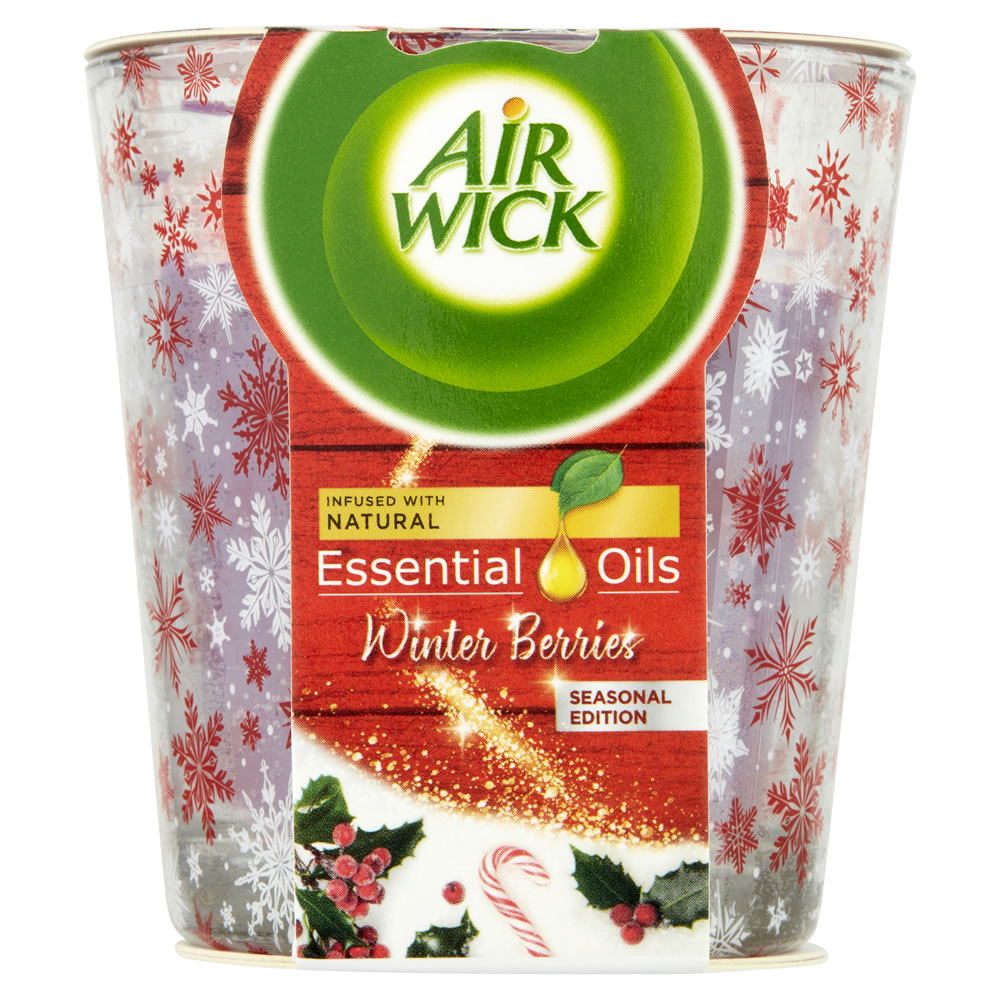Air Wick Winter Berries Scented Candle Image