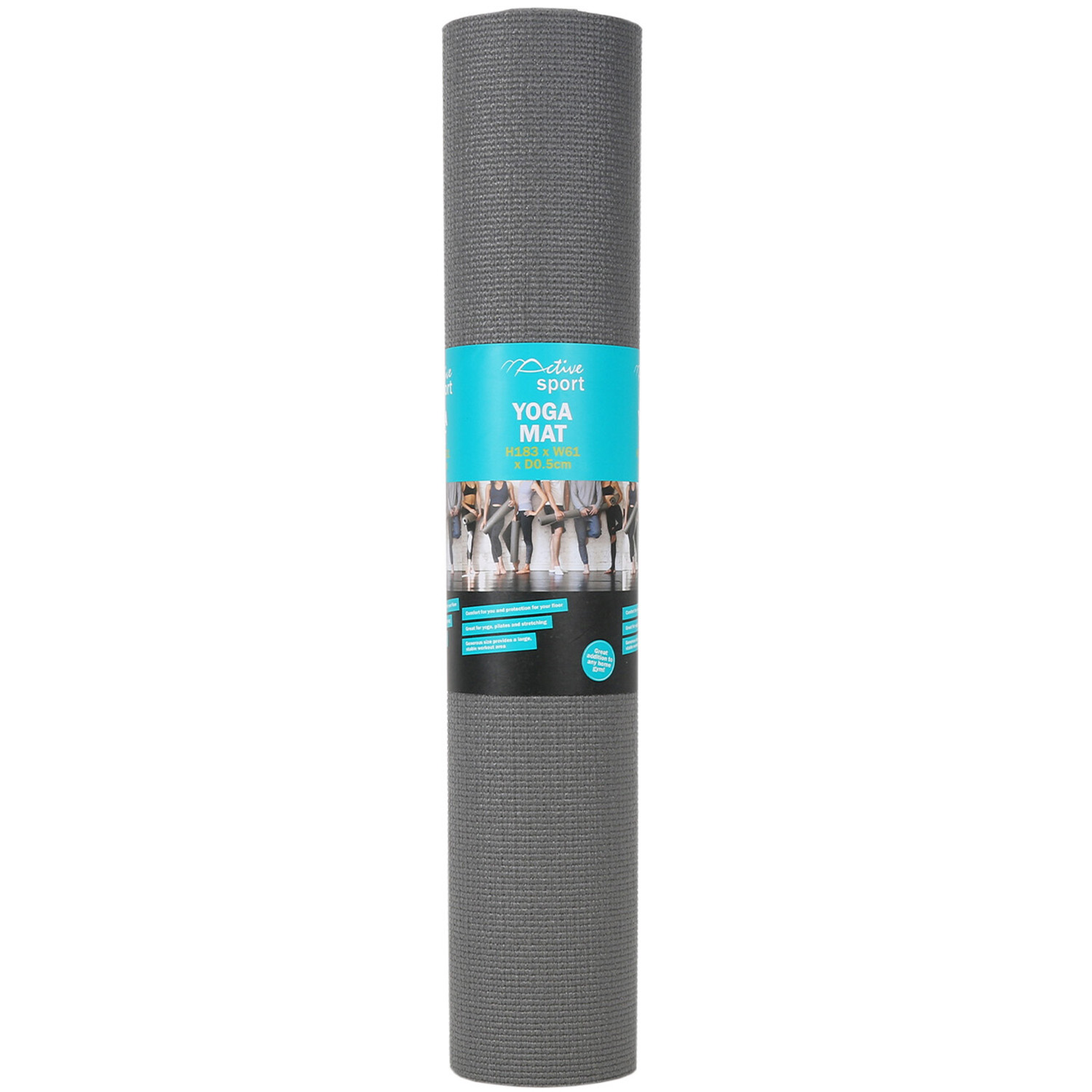 Single Active Sport Yoga Mat 183 x 61cm in Assorted styles Image 1
