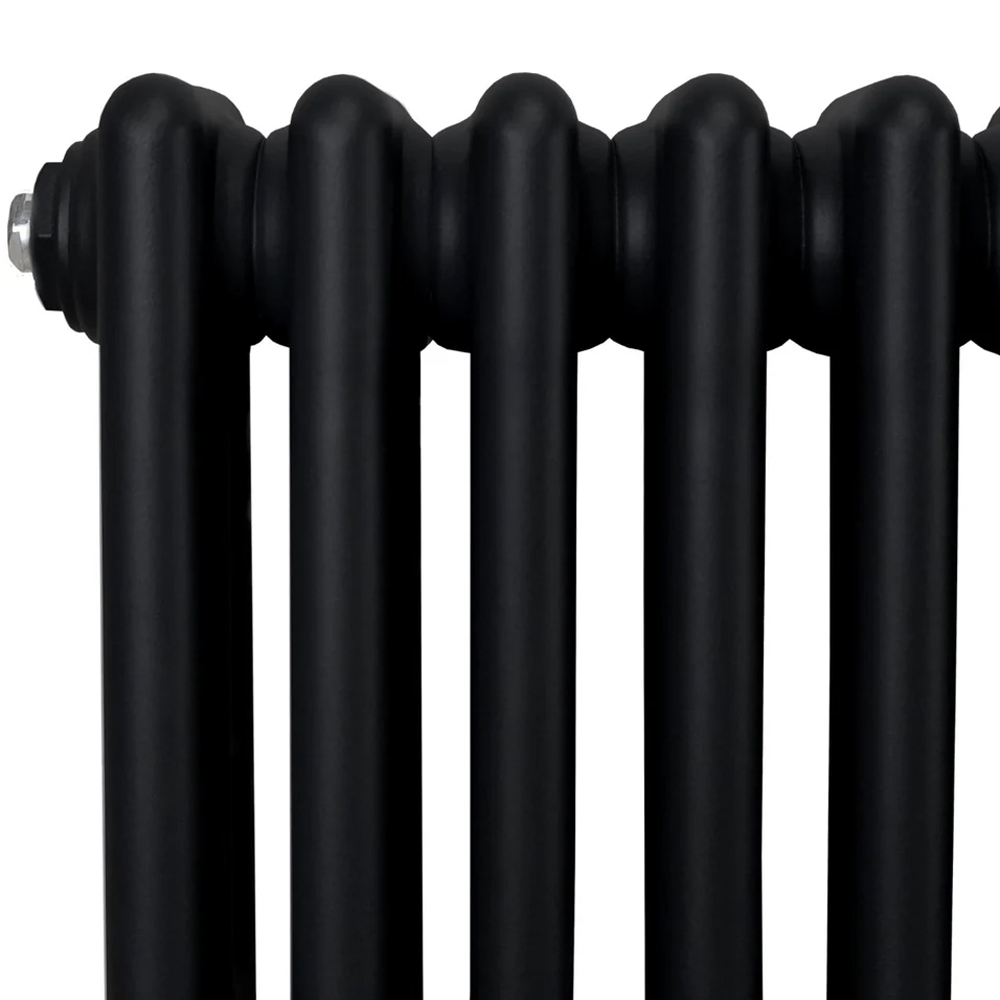 Monster Shop 2348 BTU Black Traditional 3 Column Radiator 1500 x 202mm Image 4