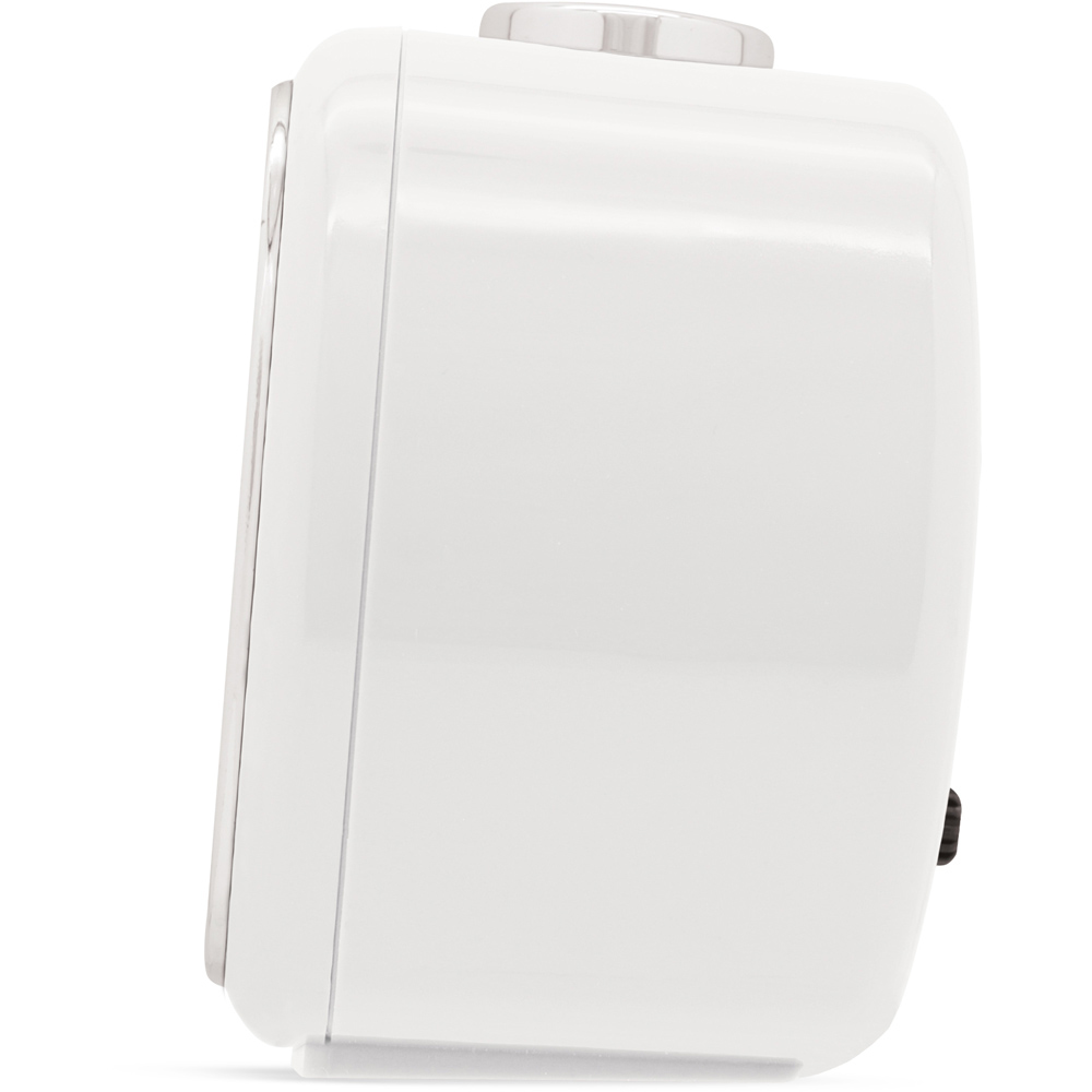 Acctim Camille Gloss White Alarm Clock 11cm Image 4