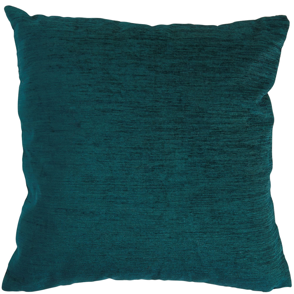 Wilko Green Chenille Cushion 43 x 43cm Image 1