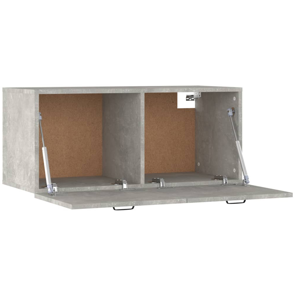 vidaXL 2 Door Concrete Grey Wall Cabinet Image 5
