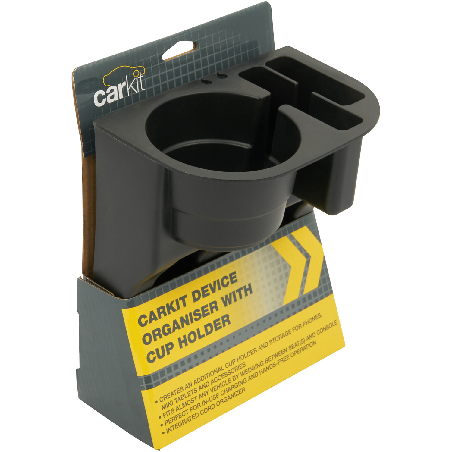 Carkit Device Organiser with Cup Holder Image 2