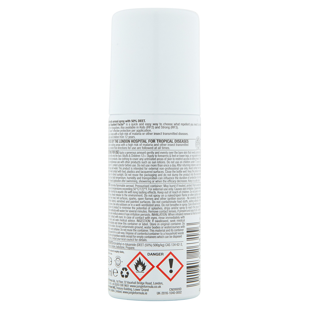 Jungle Formula Extra Strong Insect Repellent Aerosol 90ml Wilko