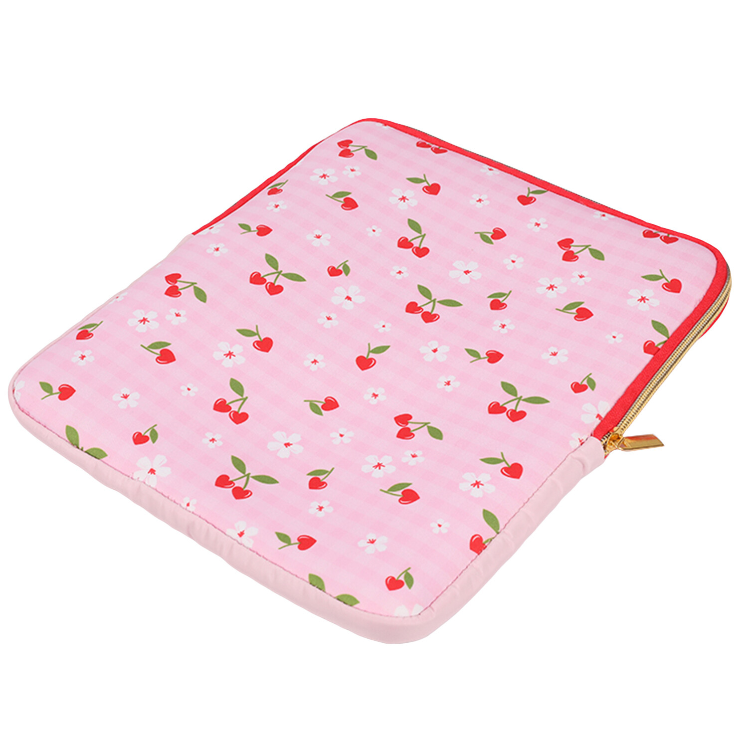 Cherry Hearts Tablet Sleeve - Pink Image 3