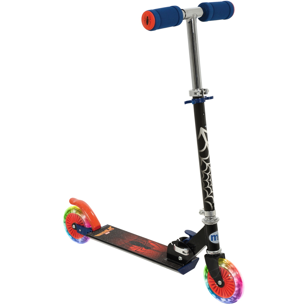 Spiderman Folding Inline Scooter with Light-Up Wheels Image 3