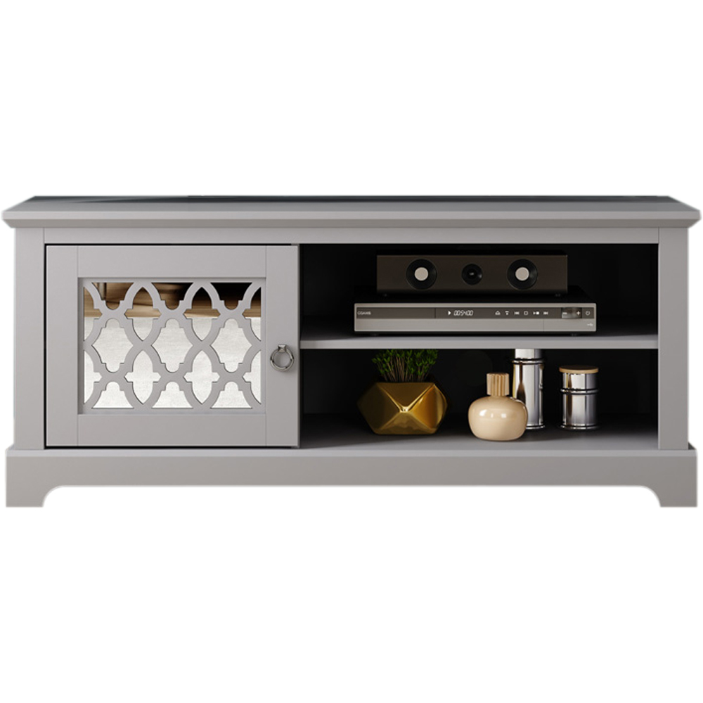 GFW Honiton Single Door Grey TV Unit Wilko