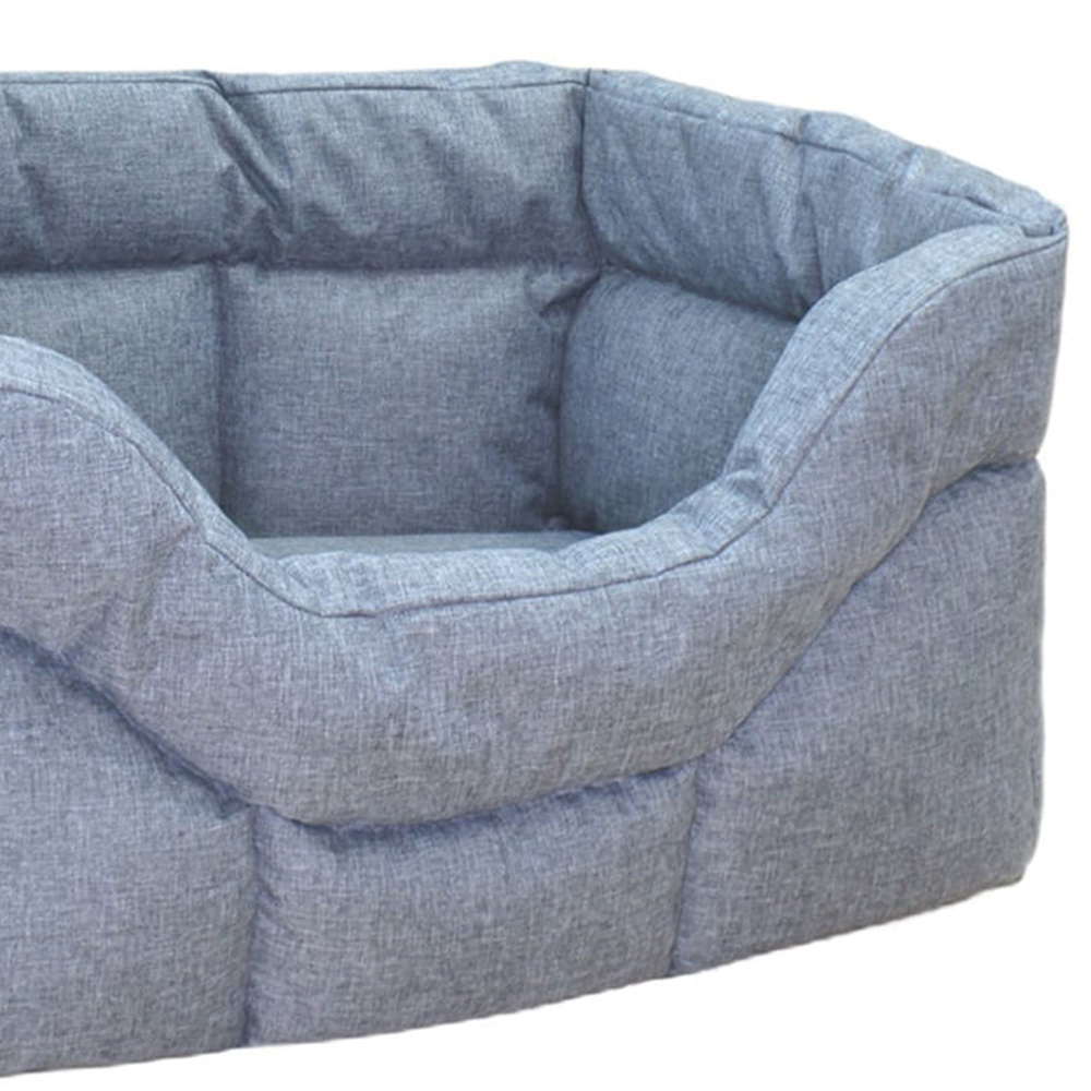 P&L Large Grey Heavy Duty Dog Bed Image 4