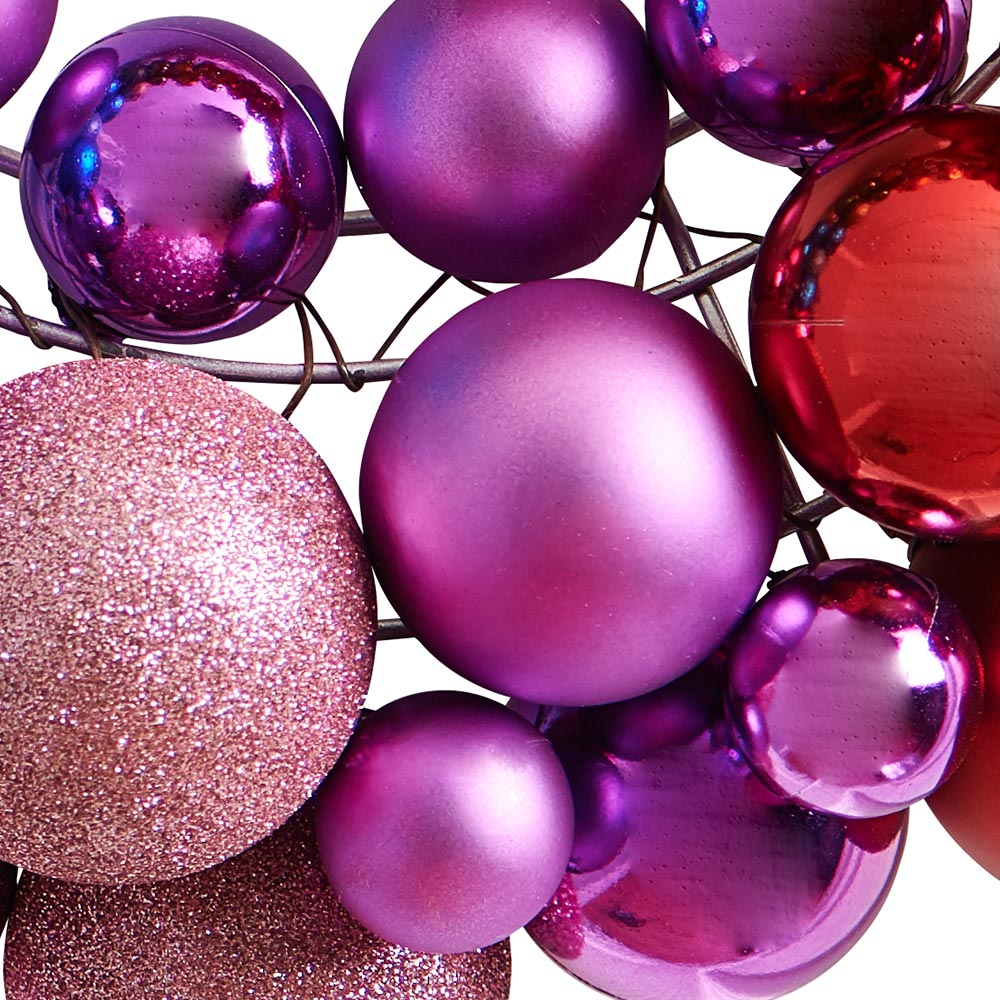 Wilko Joy Baubles Wreath Wilko