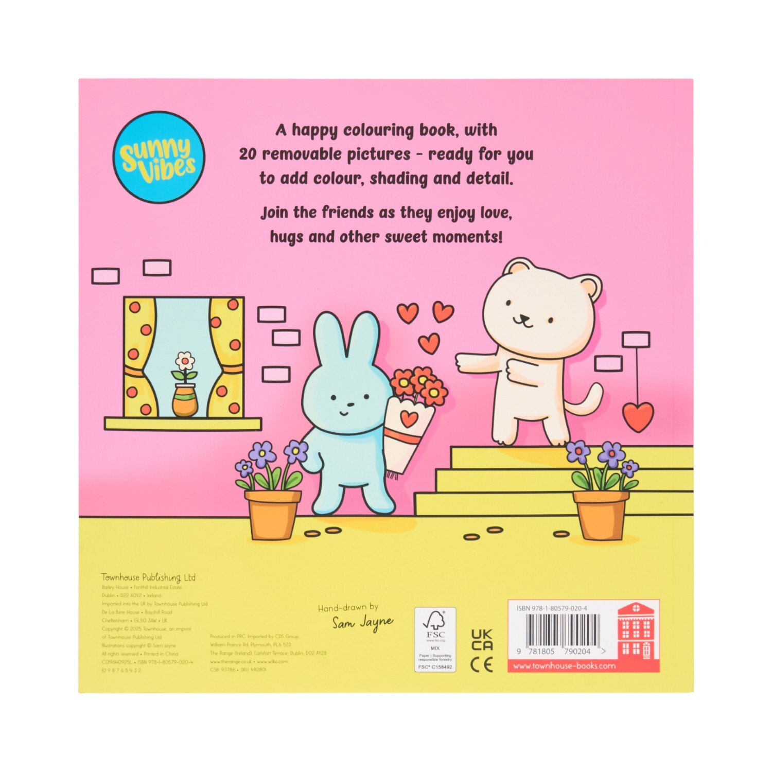Rest and Relax or Love and Hugs Colouring Book Image 3