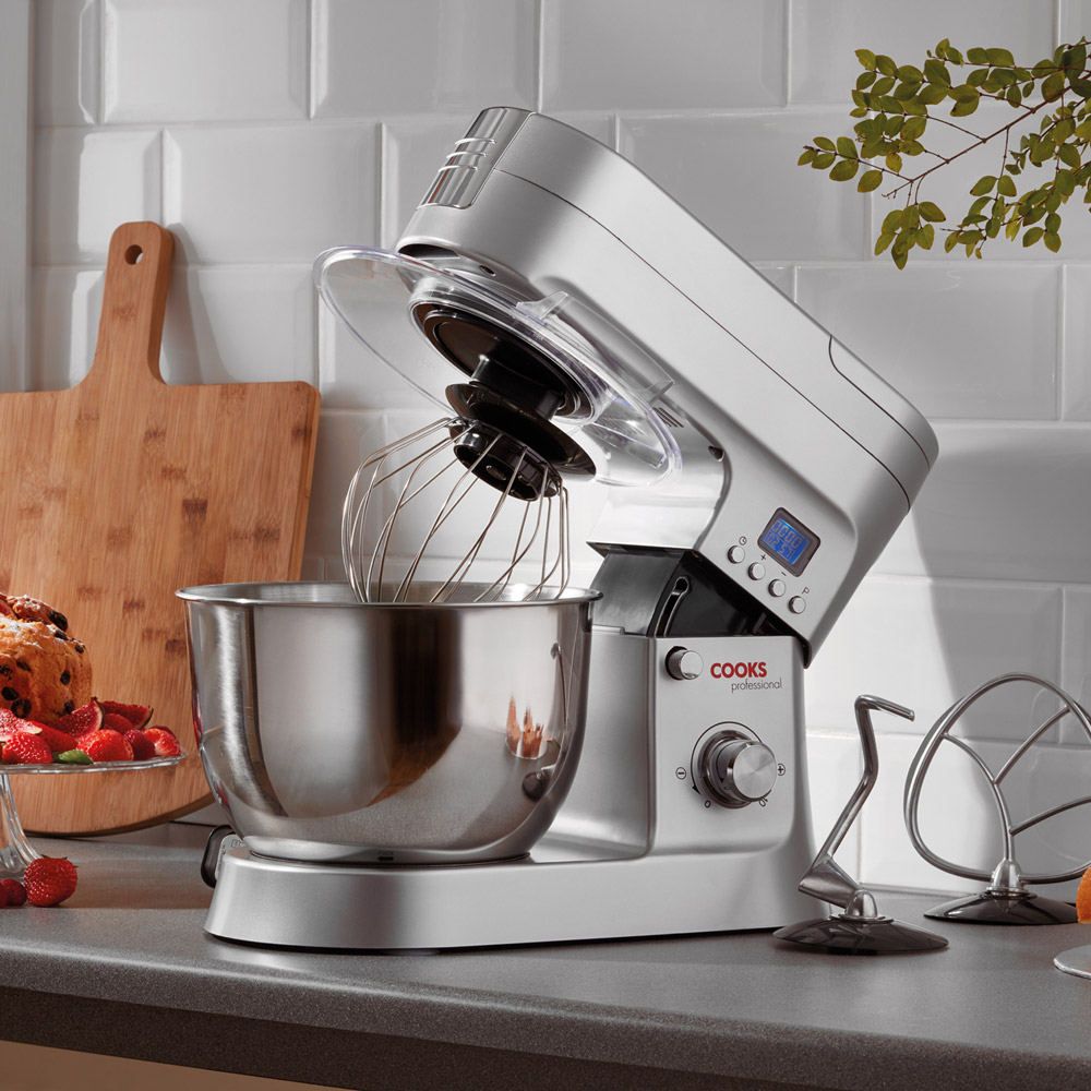 Cooks Professional G1184 Silver Multi Functional 1200W Stand Mixer Image 4