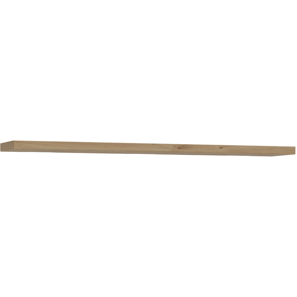 Florence Corona Artisan Oak Floating Wall Shelf 140cm Image 2