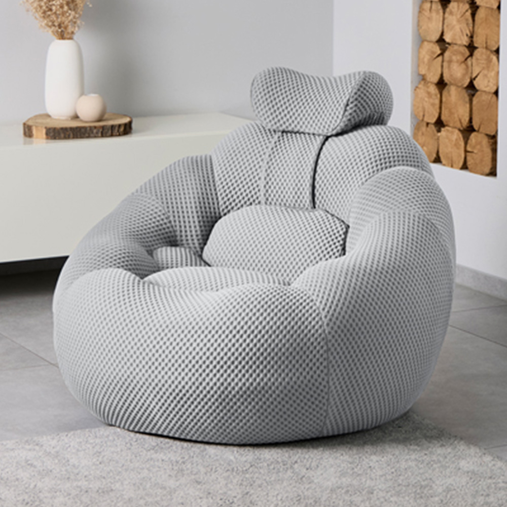 Medisana RS 100 Bubble Light Grey Portable Massage Sofa Chair Image 1