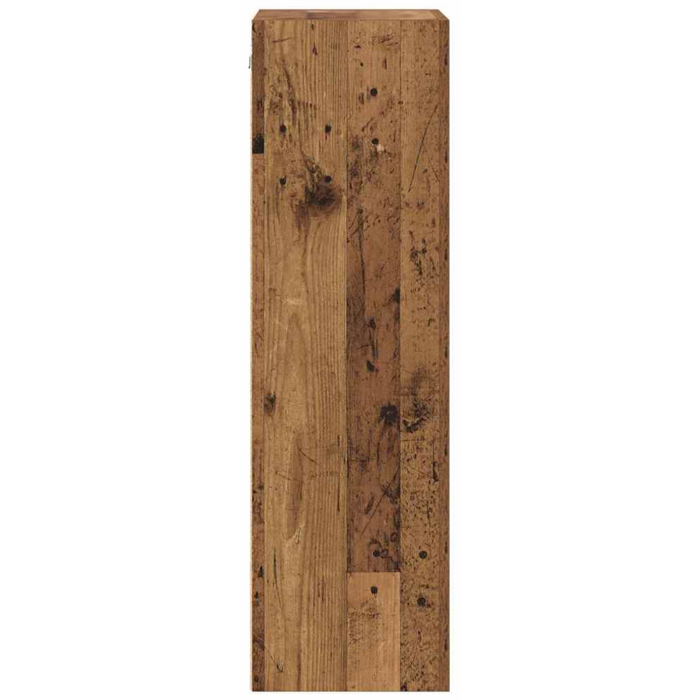 vidaXL Single Door Old Wood Wall Mounted Rectangular TV Cabinet Image 7