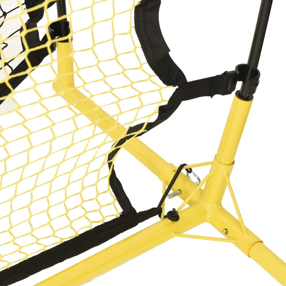 vidaXL Yellow Football Rebounder Net 6 x 4ft Image 4