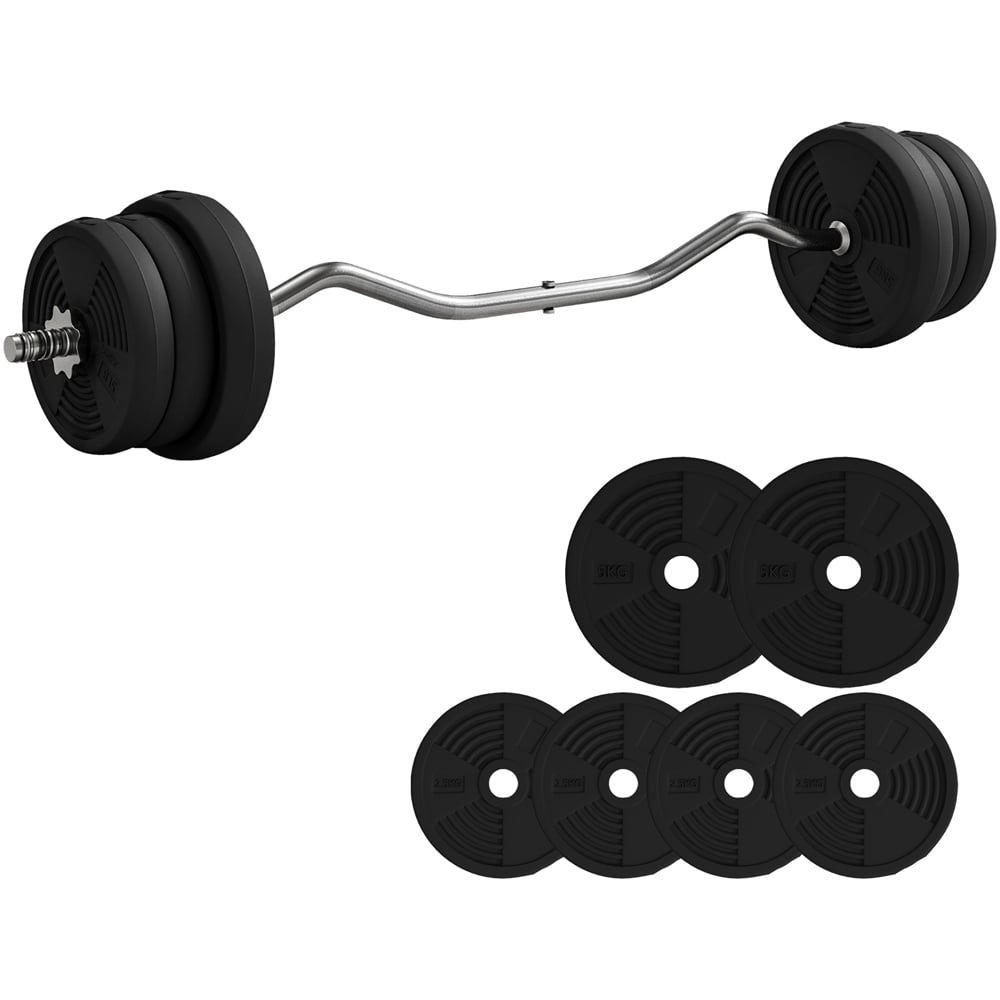 SPORTNOW Adjustable Barbell Set 25kg Image 3