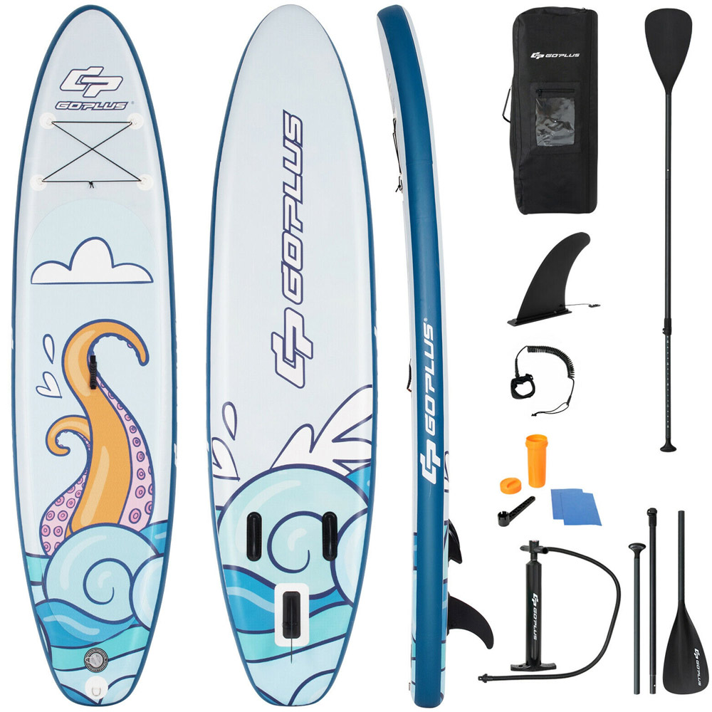 Costway Inflatable Stand Up Paddle Board with Non-Slip Deck 10.5ft Image 1