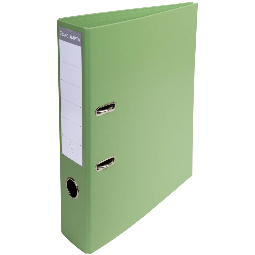 Exacompta PremTouch A4 Anise Green PVC Lever Arch File 10 Pack Image 2