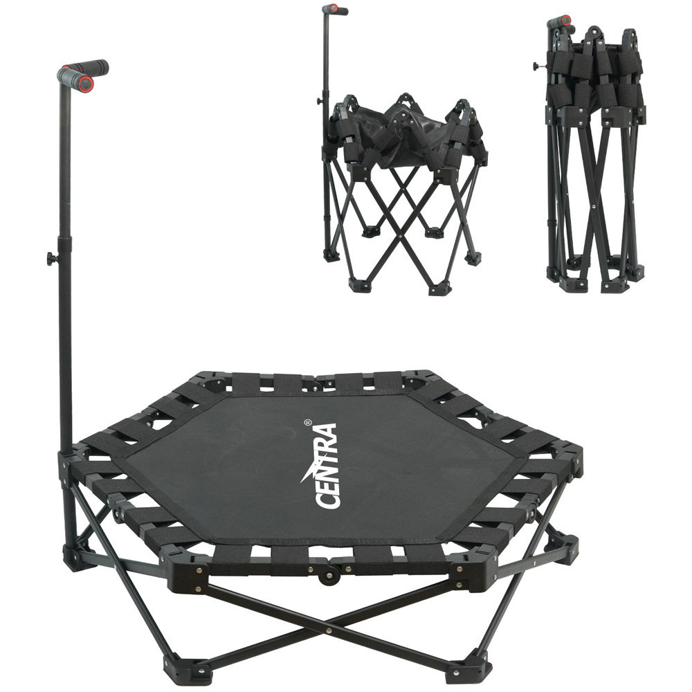 Spector Centra 42 inch Foldable Trampoline with Handrail Image 3
