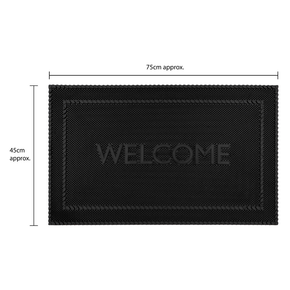 JVL Alvaro Welcome Scraper Doormat 45 x 75cm Image 9