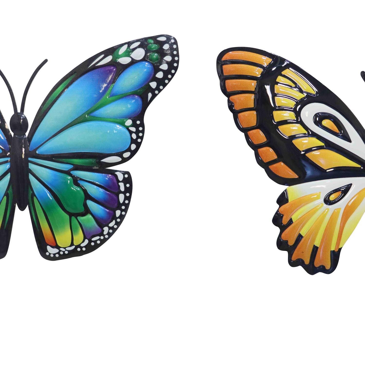 Set of 2 Indoor/Outdoor Vibrant Butterflies Image 4