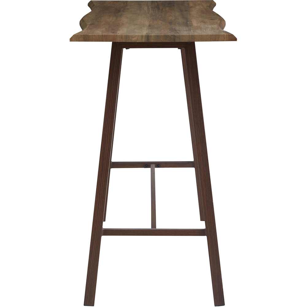 Axel Table and Bar Stool Set Walnut Brown Image 6